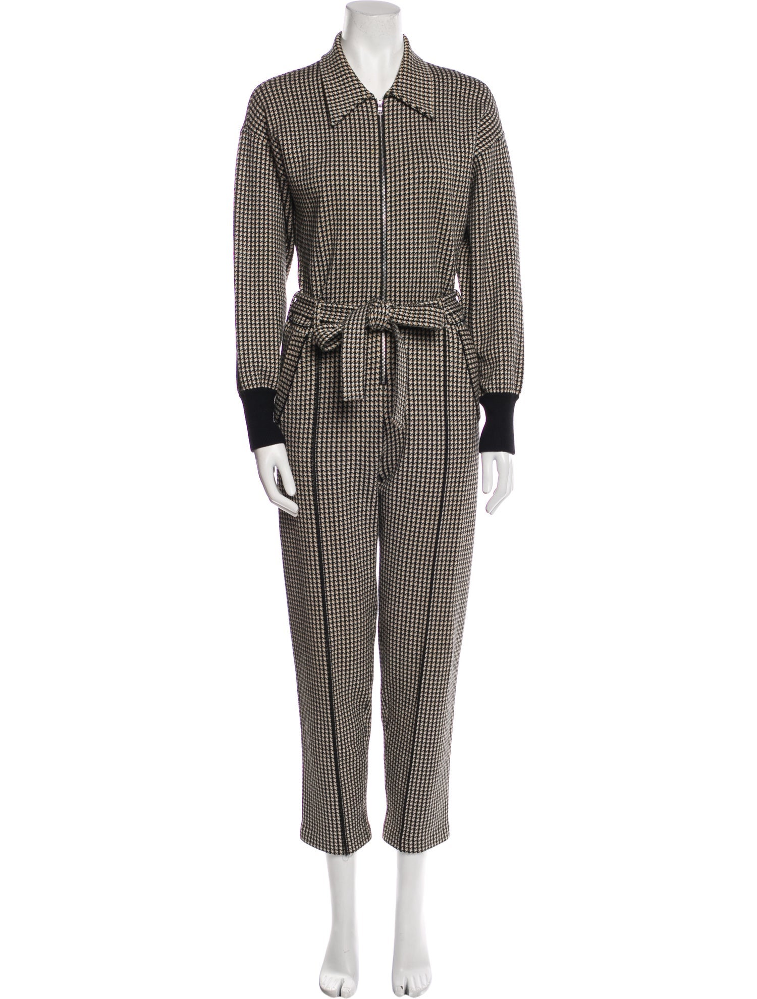 Jonathan Simkhai Houndstooth Print Jumpsuit