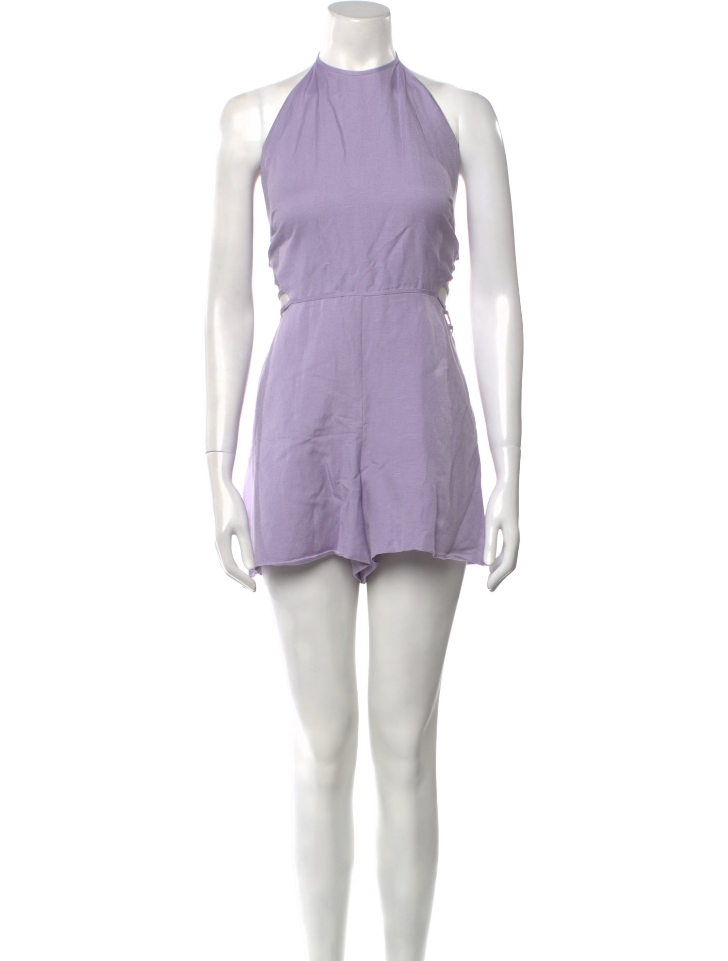 Jonathan Simkhai Linen Crew Neck Romper w/ Tags