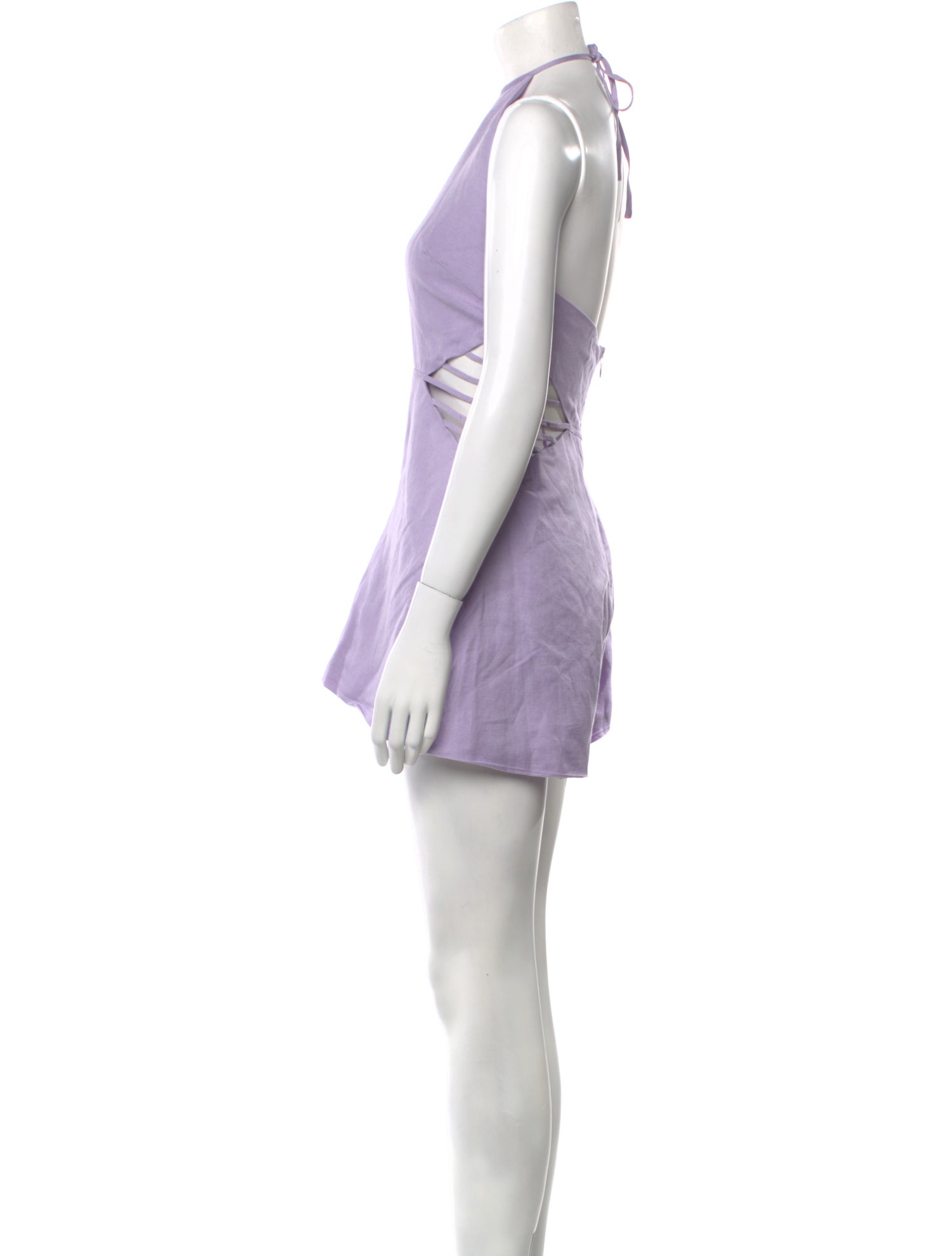 Jonathan Simkhai Linen Crew Neck Romper w/ Tags