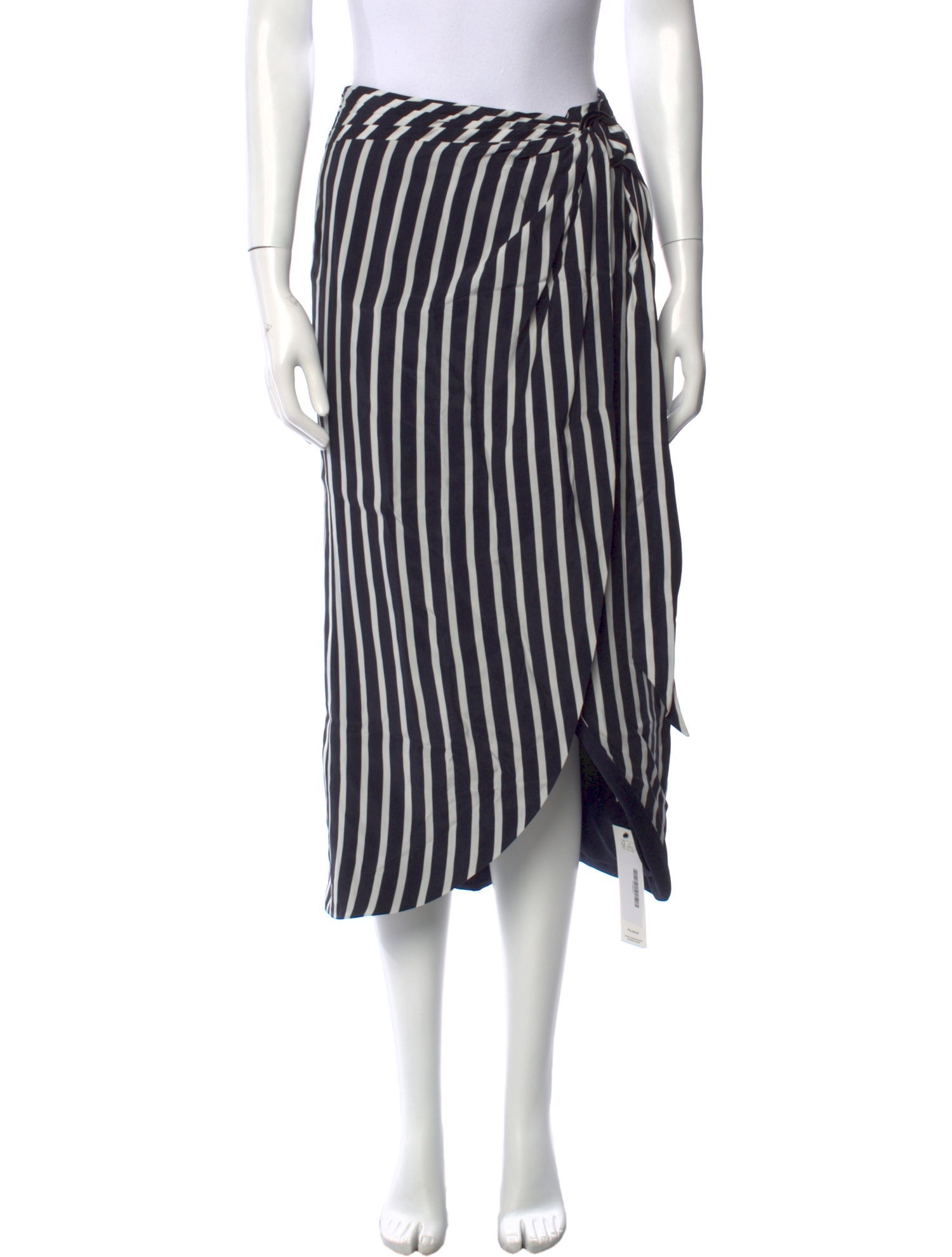 Jonathan Simkhai Striped Midi Length Skirt