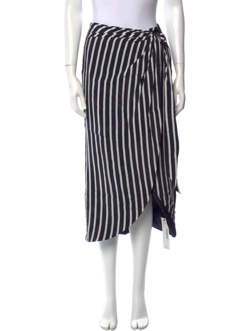 Jonathan Simkhai Striped Midi Length Skirt