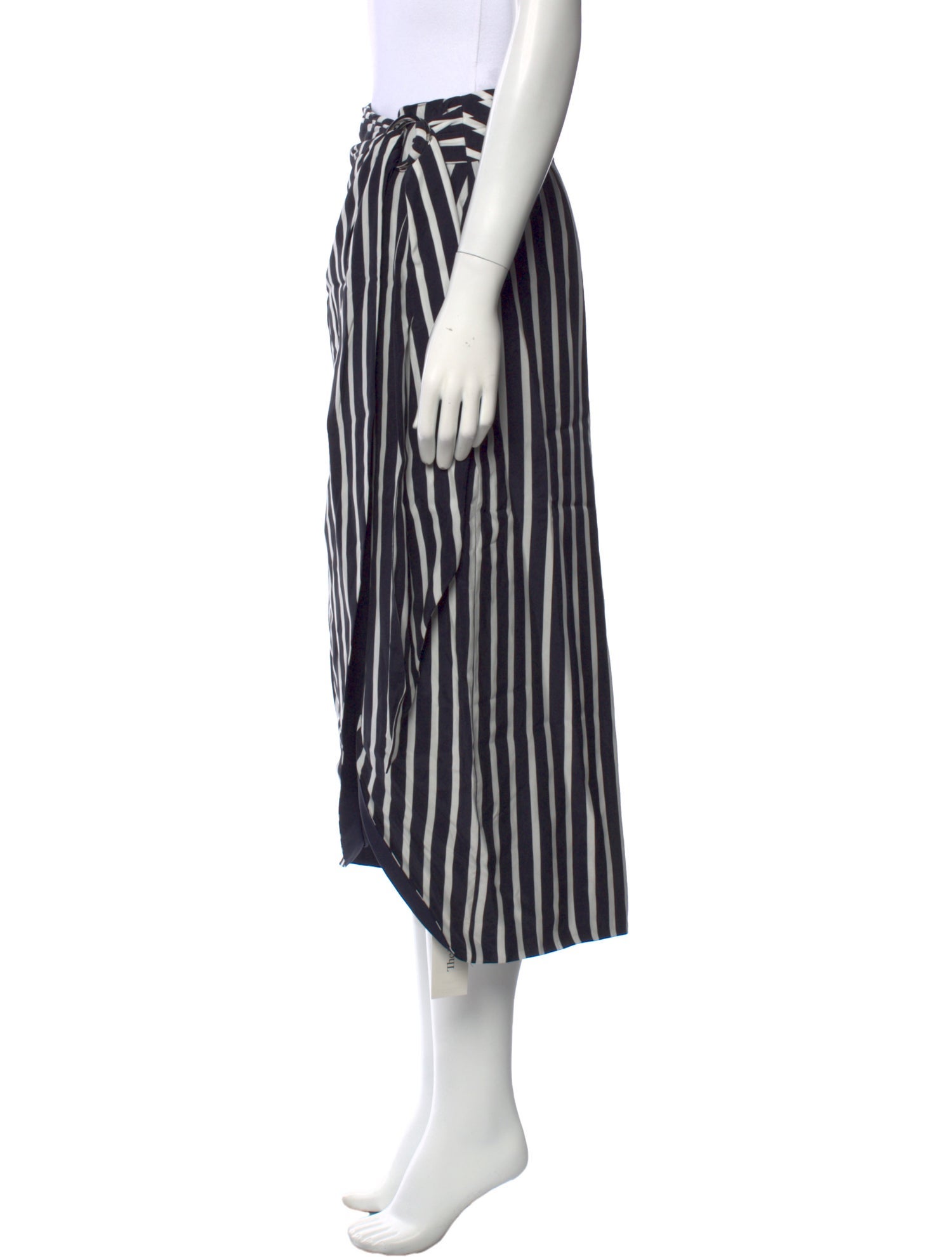 Jonathan Simkhai Striped Midi Length Skirt