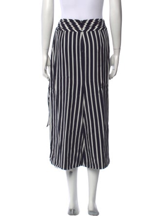 Jonathan Simkhai Striped Midi Length Skirt