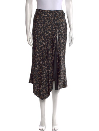 Jonathan Simkhai Silk Midi Length Skirt