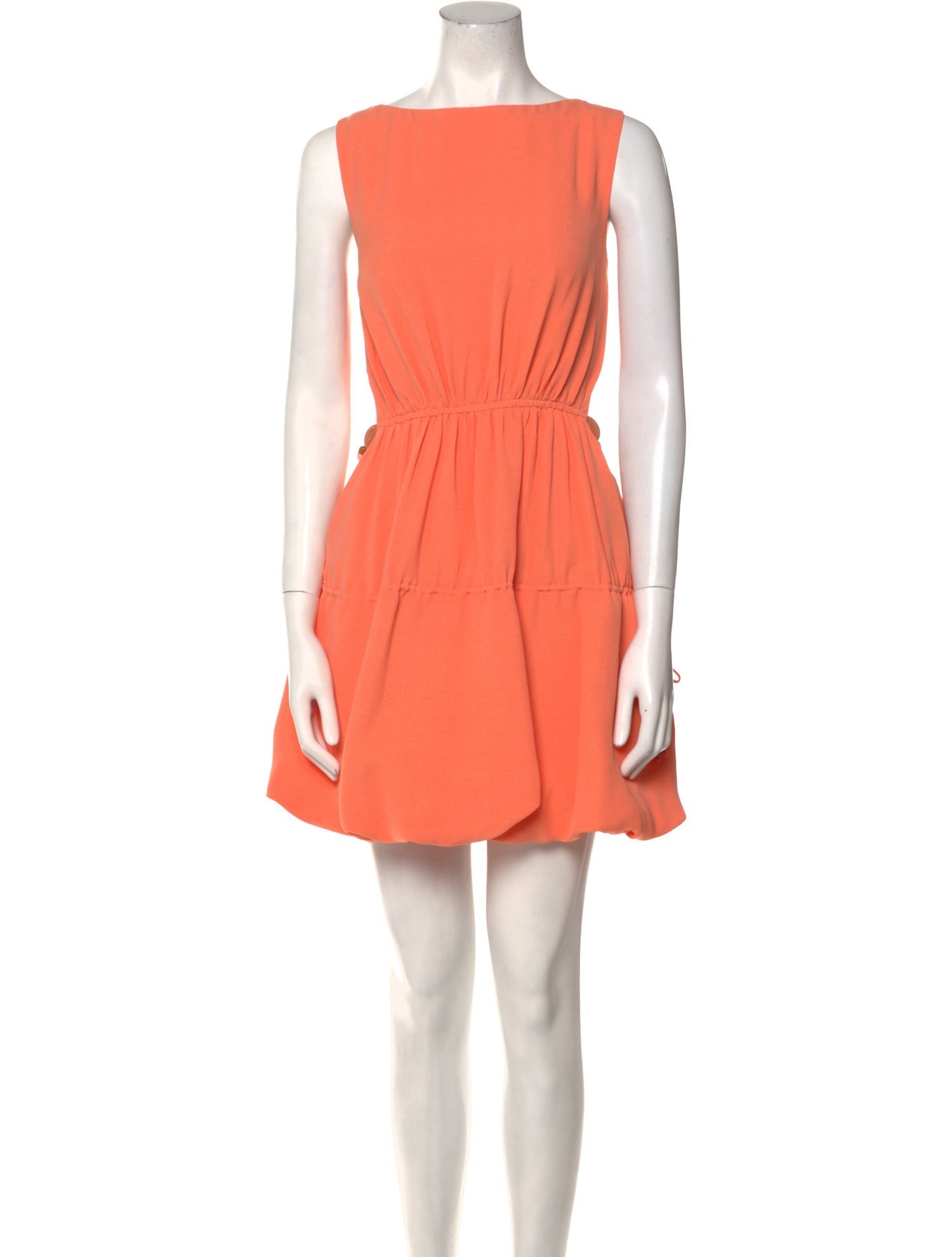 Jonathan Simkhai Bateau Neckline Mini Dress