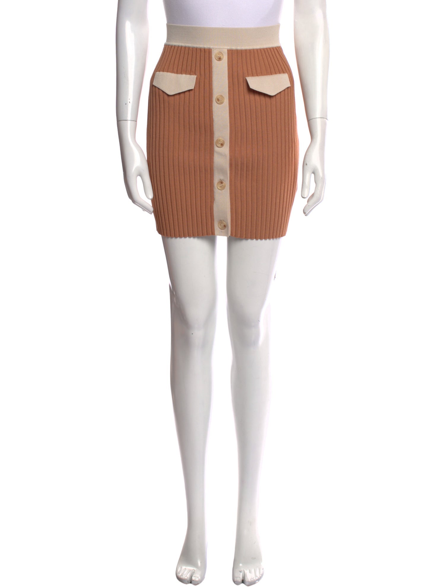 Jonathan Simkhai Colorblock Pattern Mini Skirt w/ Tags