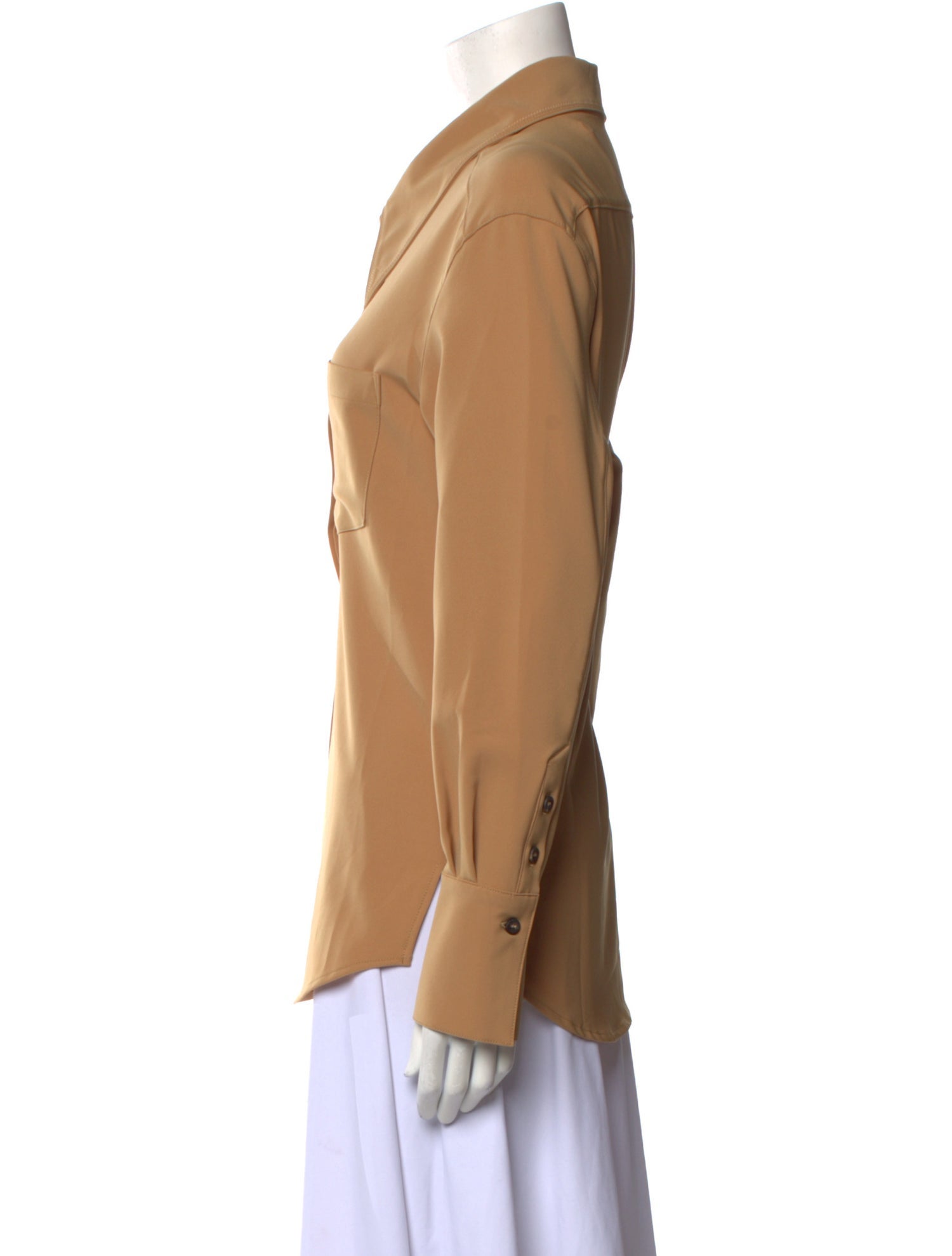 Jonathan Simkhai Long Sleeve Button-Up Top