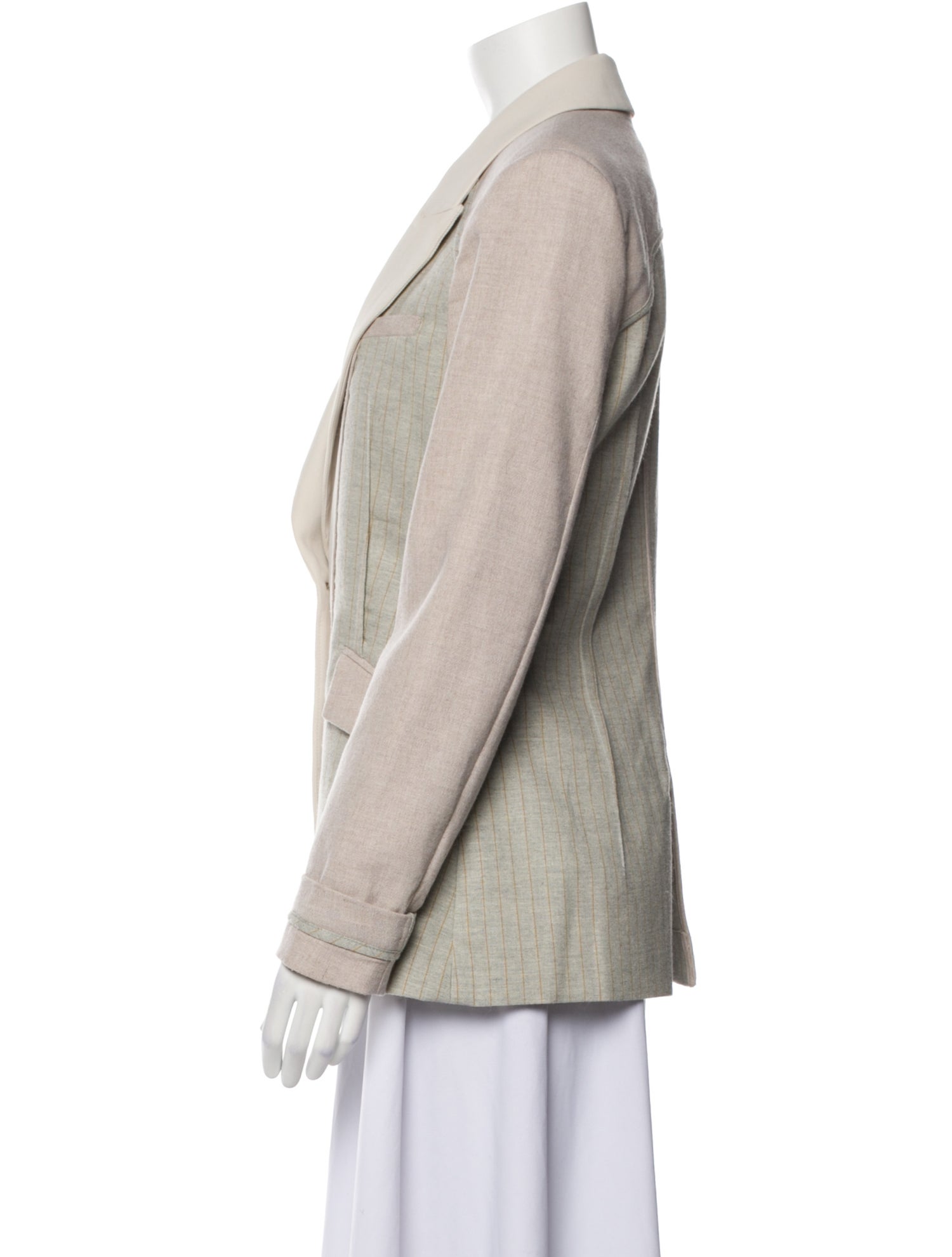 Jonathan Simkhai Wool Striped Blazer