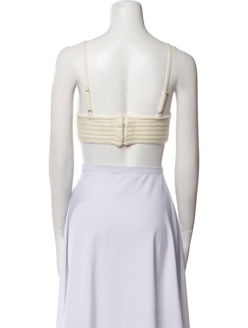 Jonathan Simkhai Square Neckline Sleeveless Crop Top
