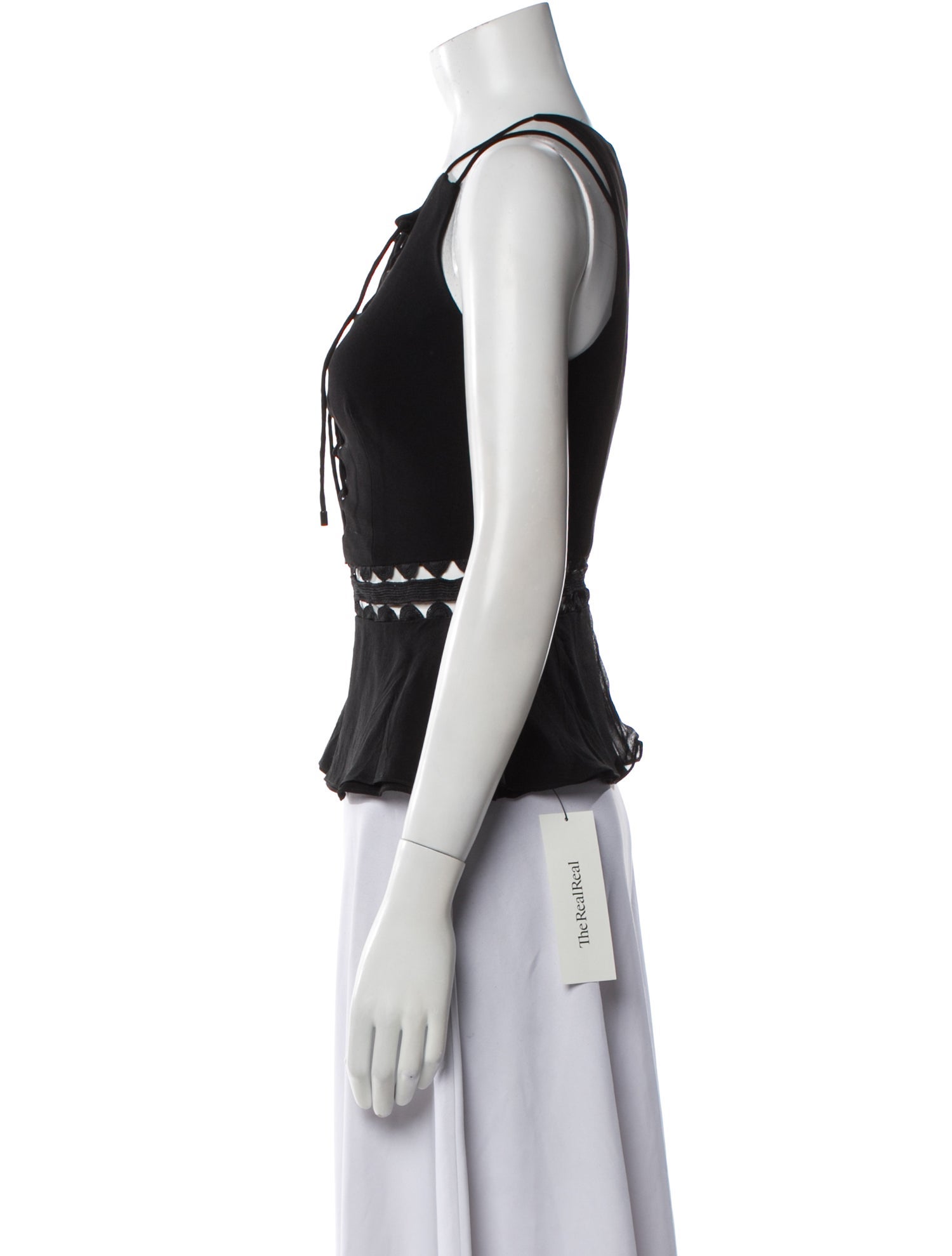 Jonathan Simkhai Scoop Neck Sleeveless Crop Top w/ Tags