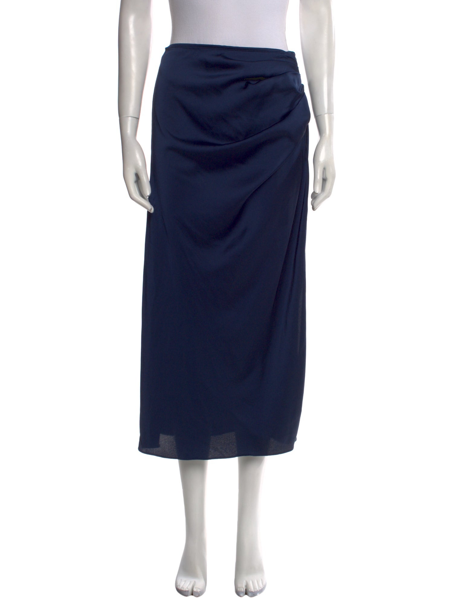 Jonathan Simkhai Pleated Accents Midi Length Skirt