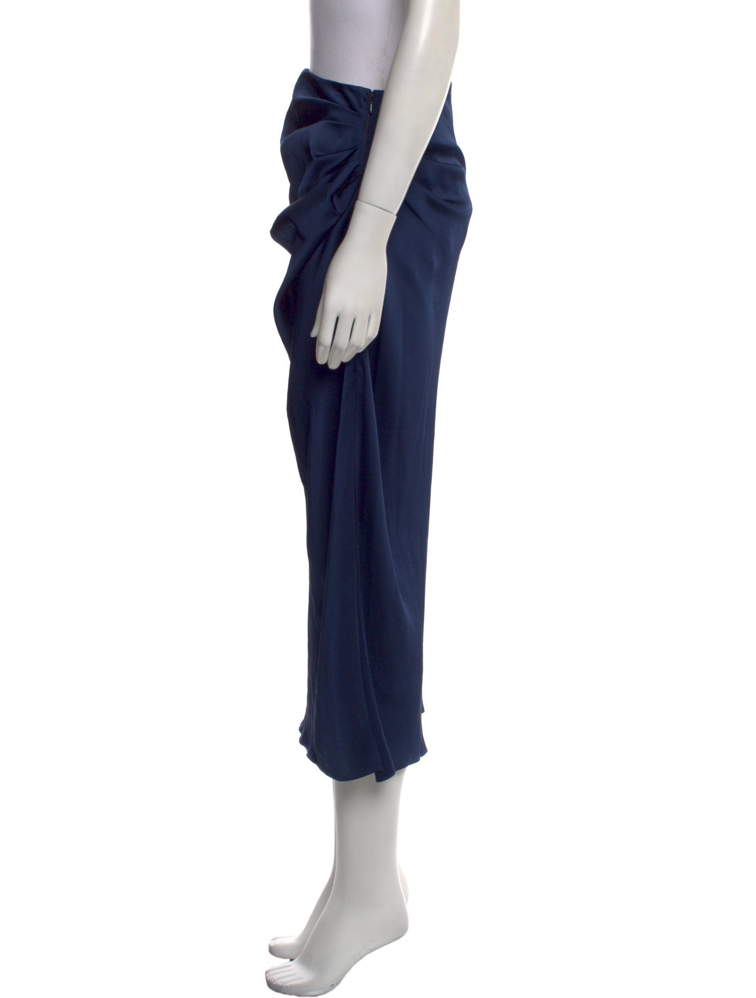 Jonathan Simkhai Pleated Accents Midi Length Skirt