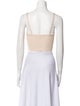 Jonathan Simkhai Square Neckline Sleeveless Crop Top