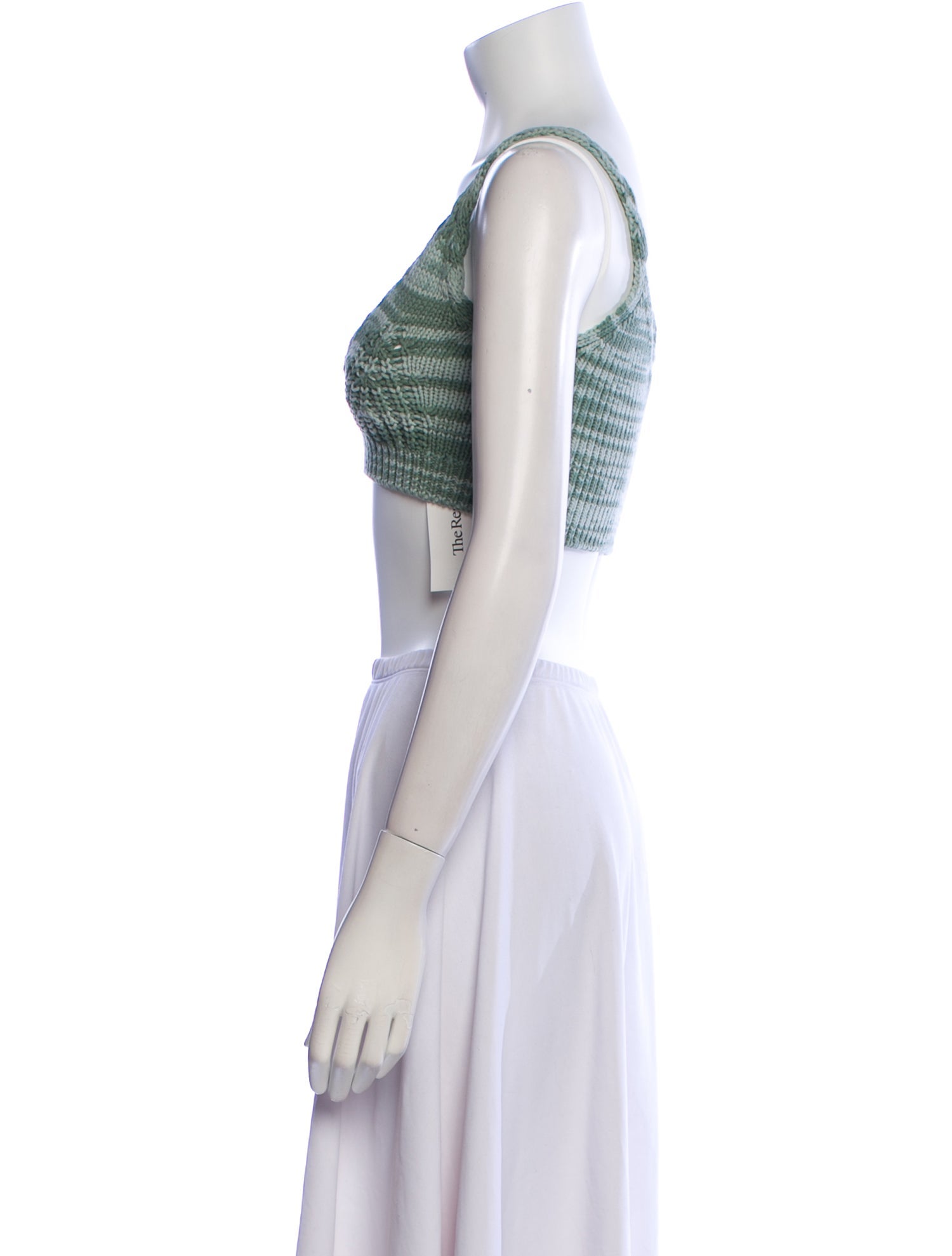 Jonathan Simkhai V-Neck Sleeveless Crop Top