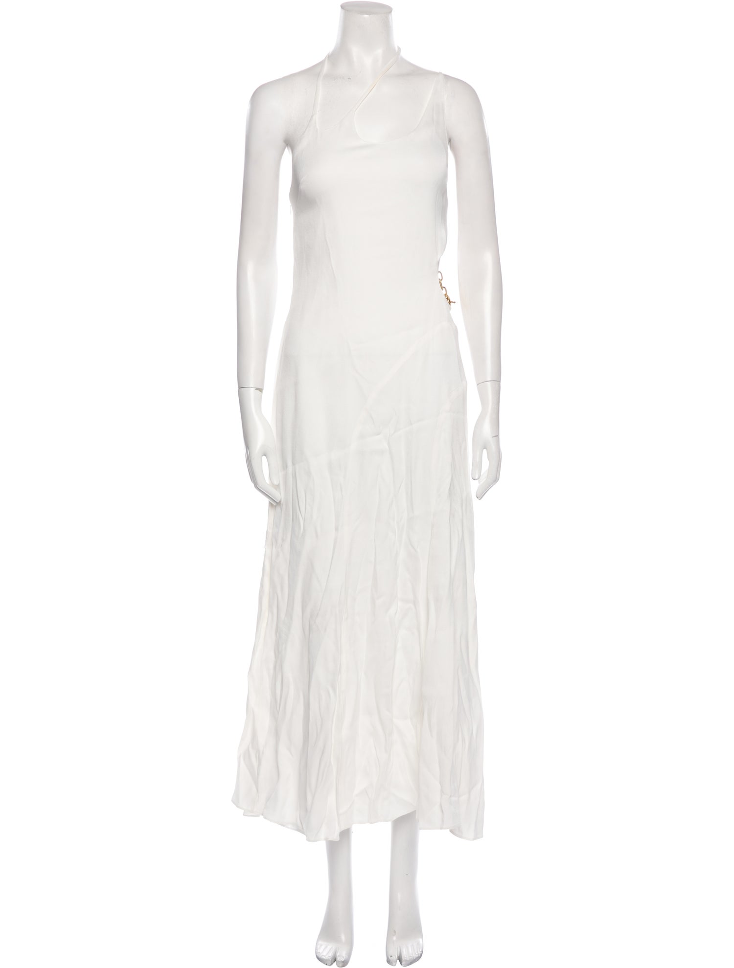 Jonathan Simkhai One-Shoulder Long Dress