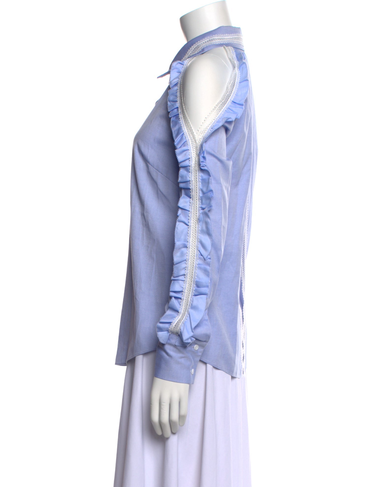 Jonathan Simkhai Long Sleeve Button-Up Top