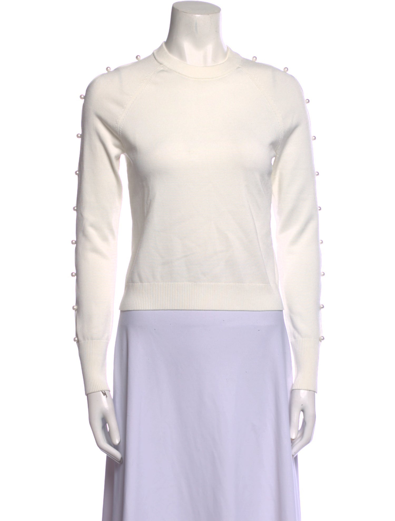 Jonathan Simkhai Mock Neck Long Sleeve Sweatshirt