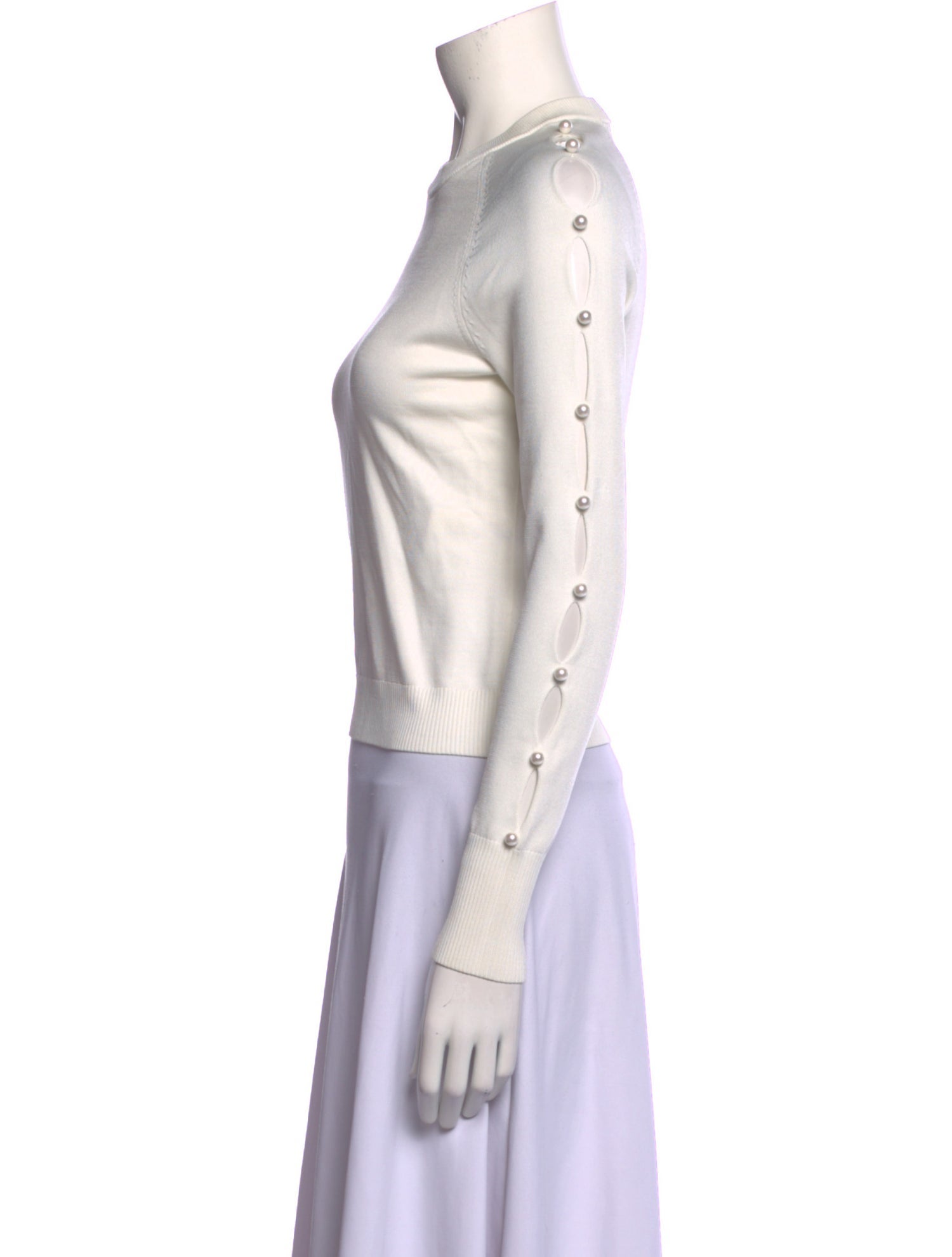 Jonathan Simkhai Mock Neck Long Sleeve Sweatshirt