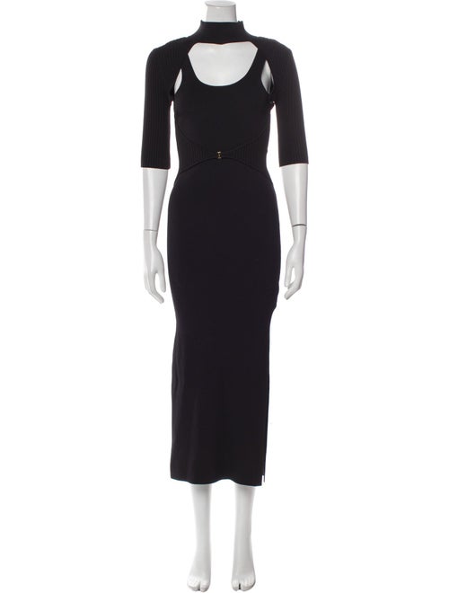Jonathan Simkhai Mock Neck Long Dress