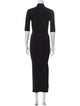 Jonathan Simkhai Mock Neck Long Dress