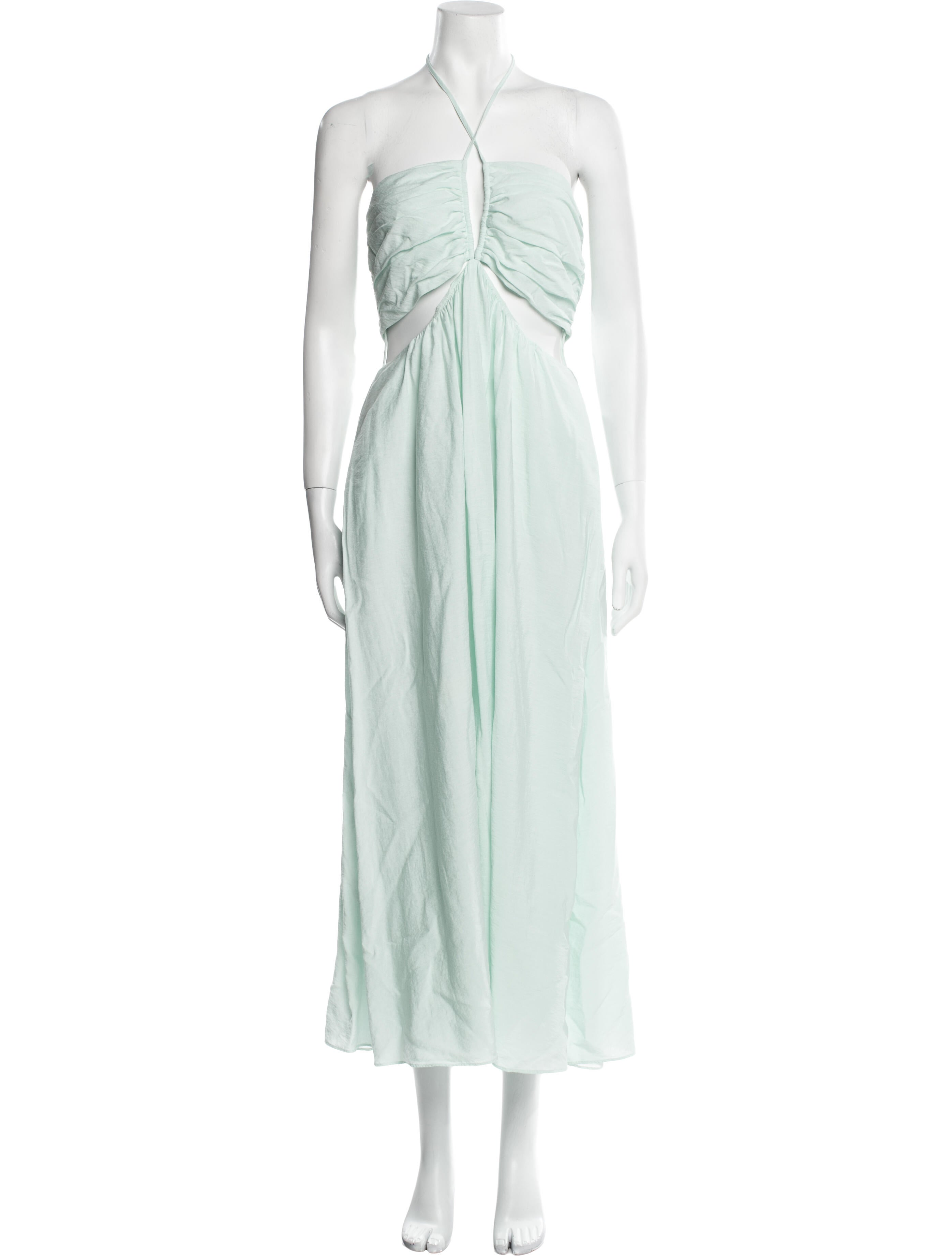 Jonathan Simkhai Halterneck Long Dress