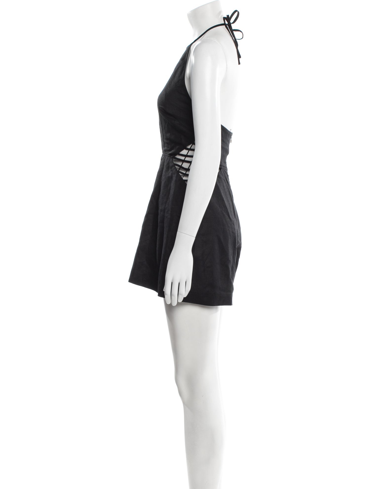 Jonathan Simkhai Linen Halterneck Romper w/ Tags