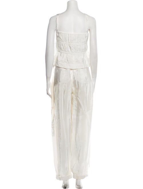 Jonathan Simkhai Pleated Accents Pant Set