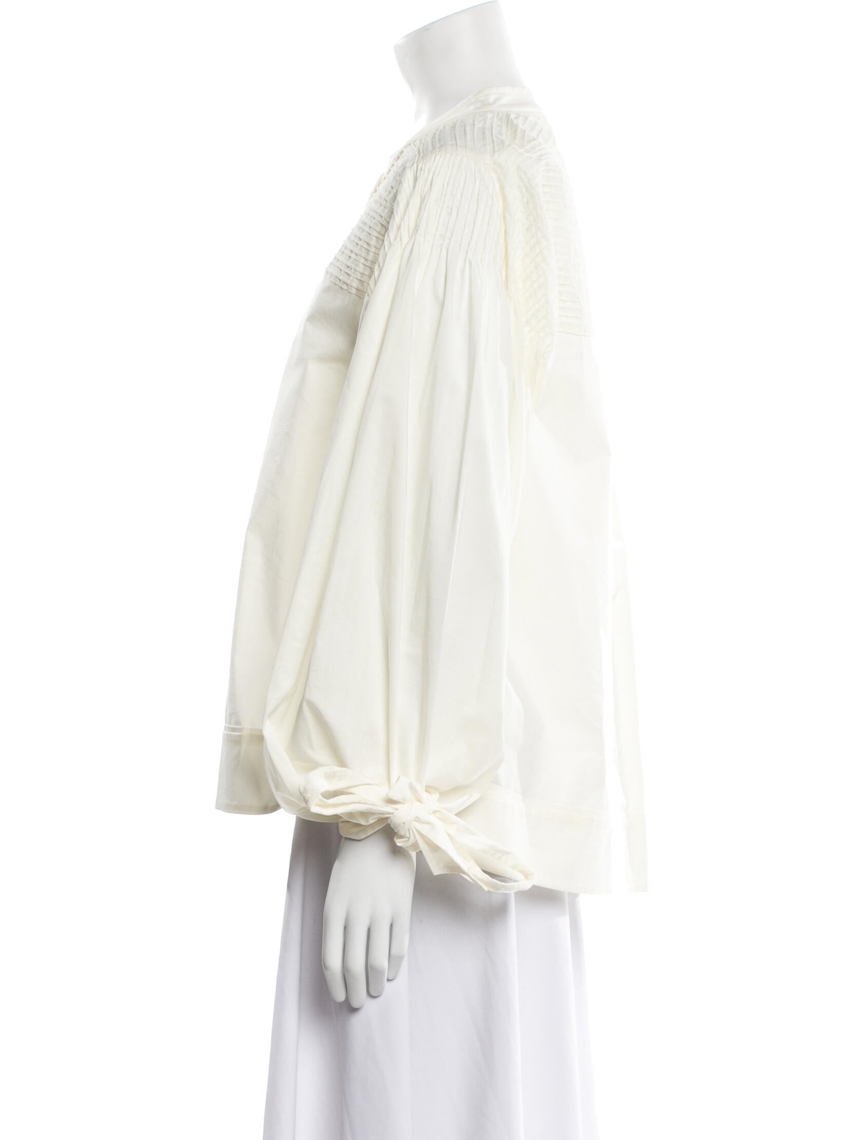 Jonathan Simkhai Long Sleeve Button-Up Top