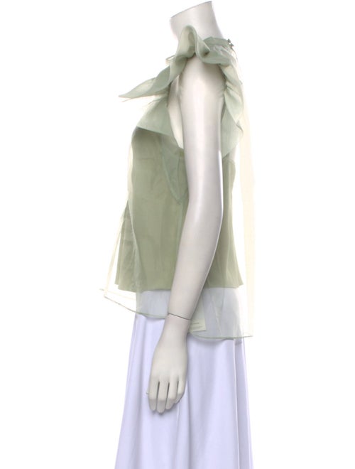 Jonathan Simkhai Crew Neck Short Sleeve Crop Top