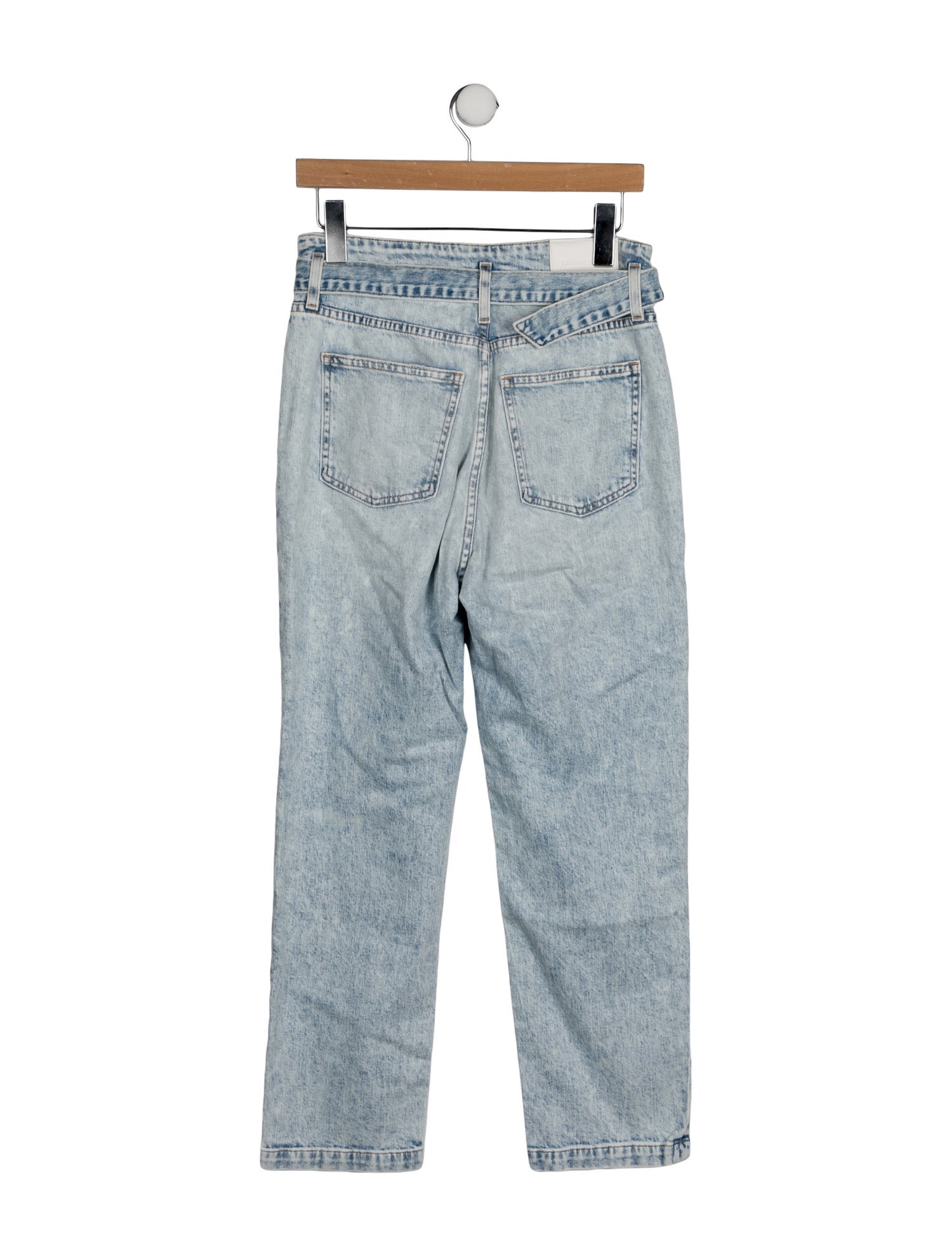 Jonathan Simkhai High-Rise Straight Leg Jeans