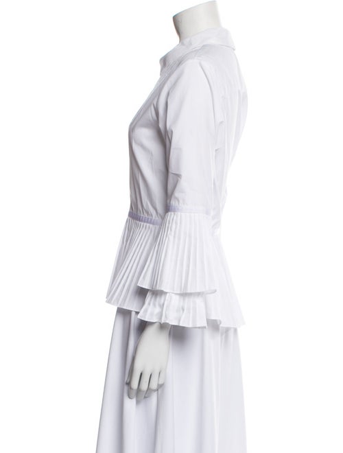 Jonathan Simkhai Long Sleeve Button-Up Top