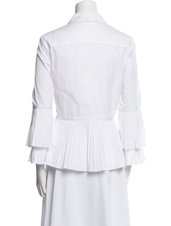 Jonathan Simkhai Long Sleeve Button-Up Top