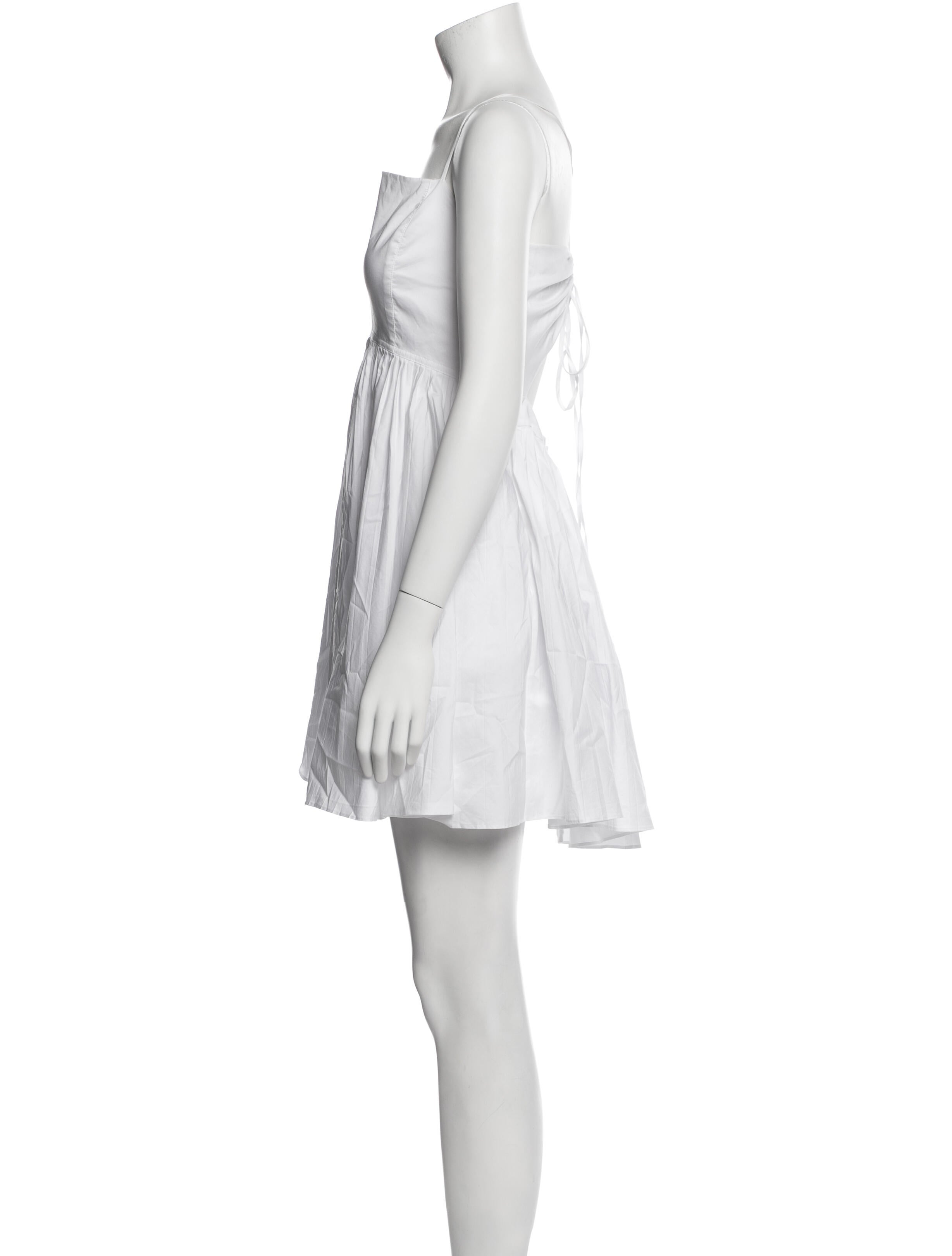 Jonathan Simkhai Square Neckline Mini Dress