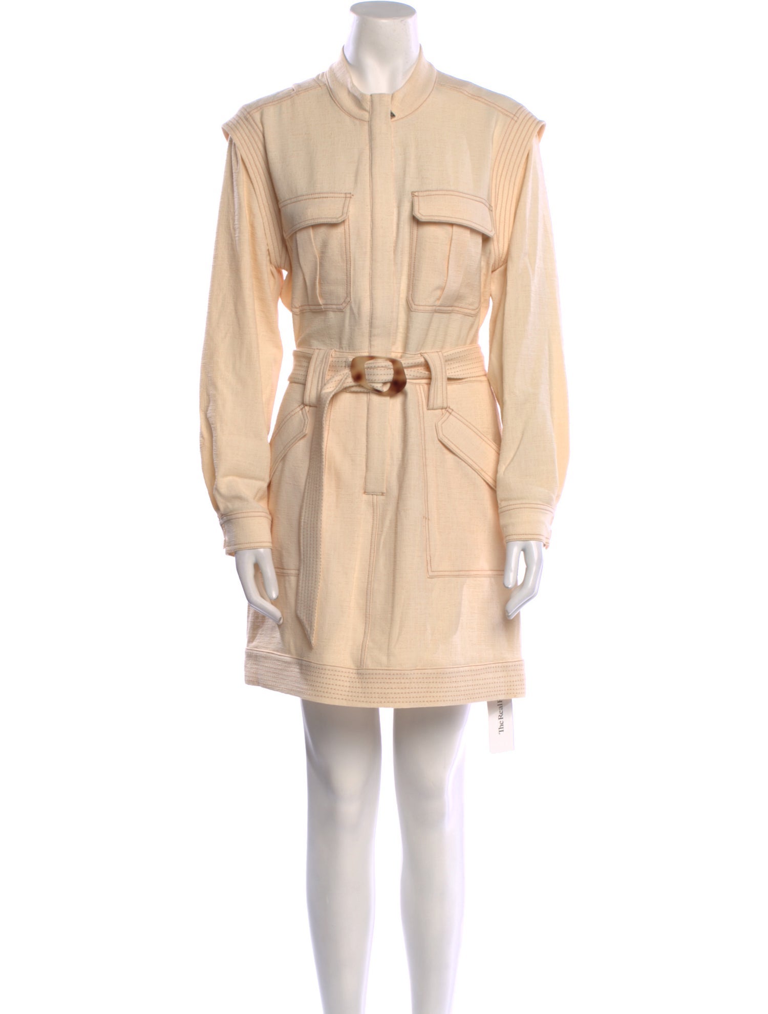 Jonathan Simkhai Mock Neck Mini Dress