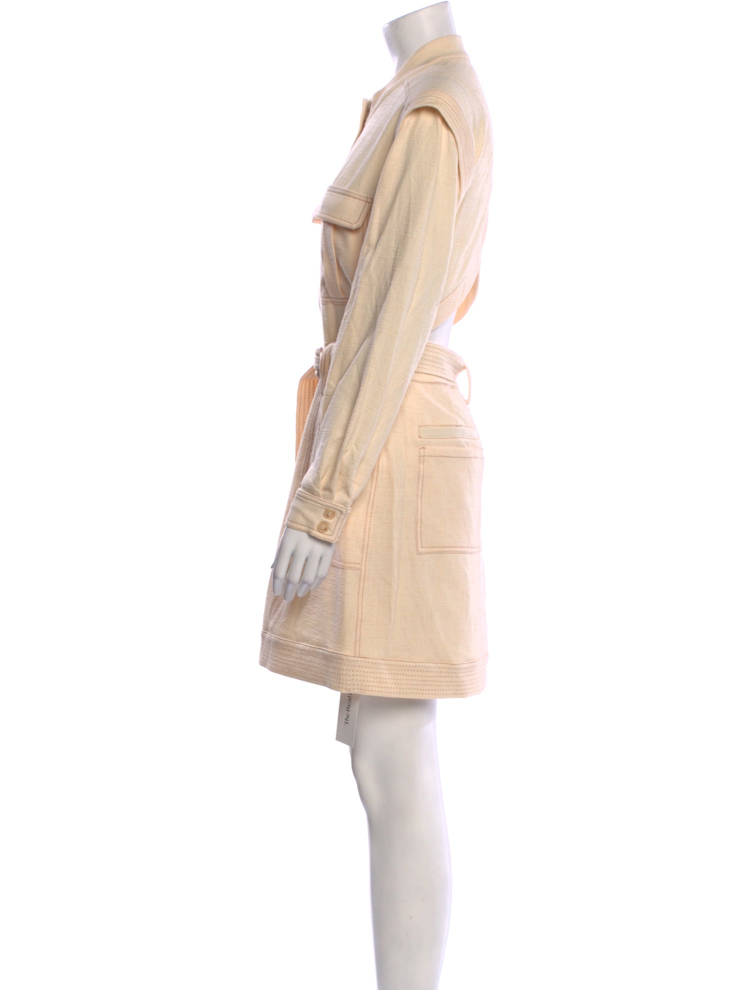 Jonathan Simkhai Mock Neck Mini Dress