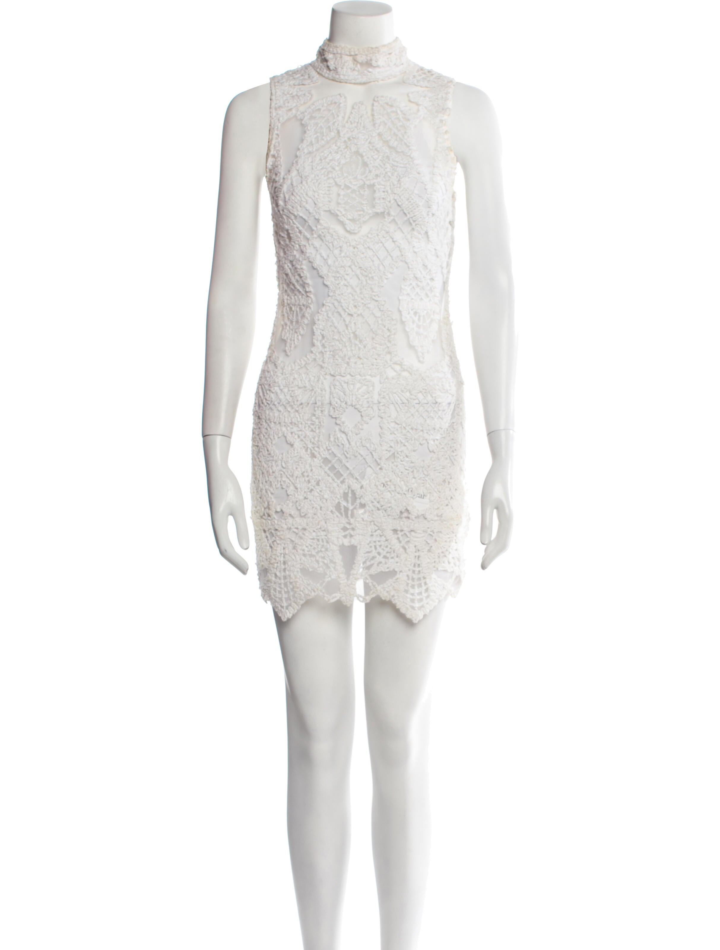 Jonathan Simkhai Mock Neck Mini Dress