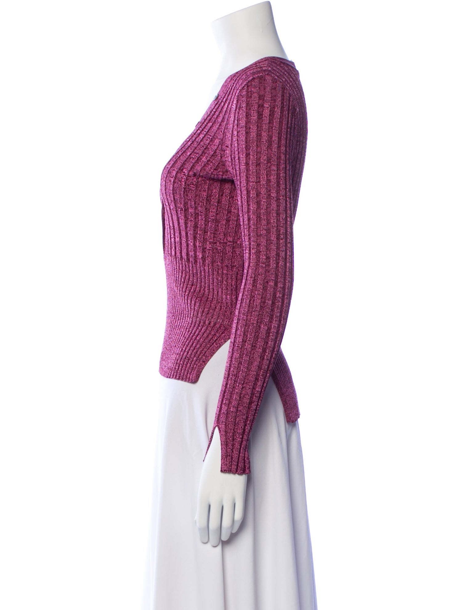 Jonathan Simkhai Striped V-Neck Sweater w/ Tags