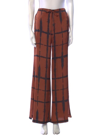 Jonathan Simkhai Printed Wide Leg Pants