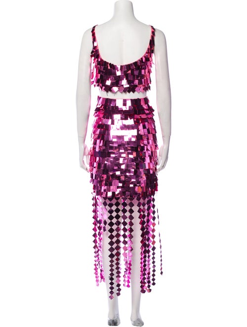 Jonathan Simkhai Nylon Mesh Accents Skirt Set