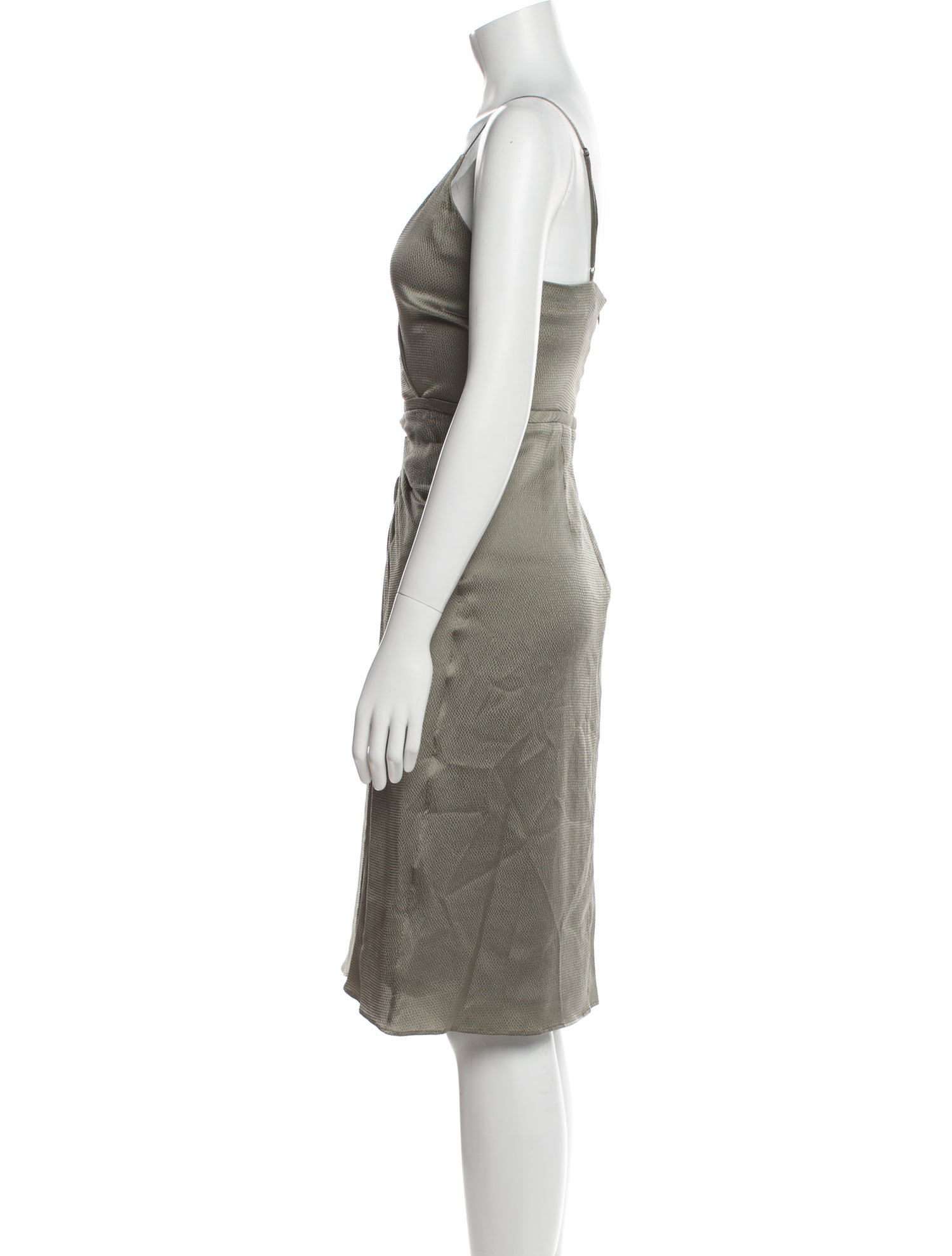 Jonathan Simkhai V-Neck Knee-Length Dress