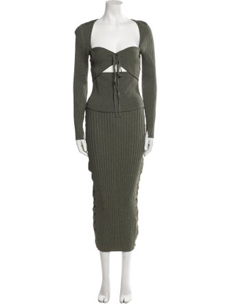 Jonathan Simkhai Cutout Accent Skirt Set