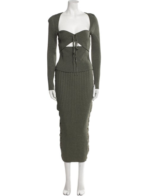 Jonathan Simkhai Cutout Accent Skirt Set