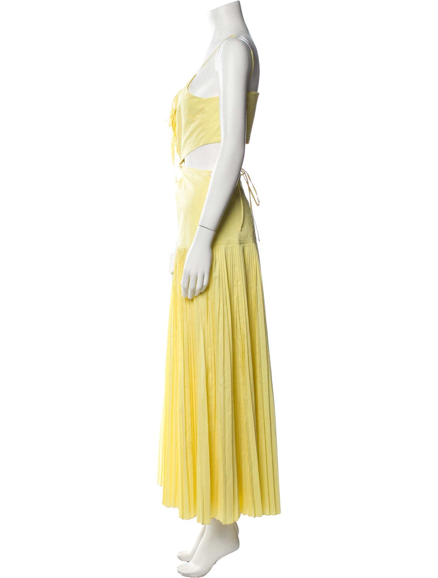Jonathan Simkhai Square Neckline Long Dress
