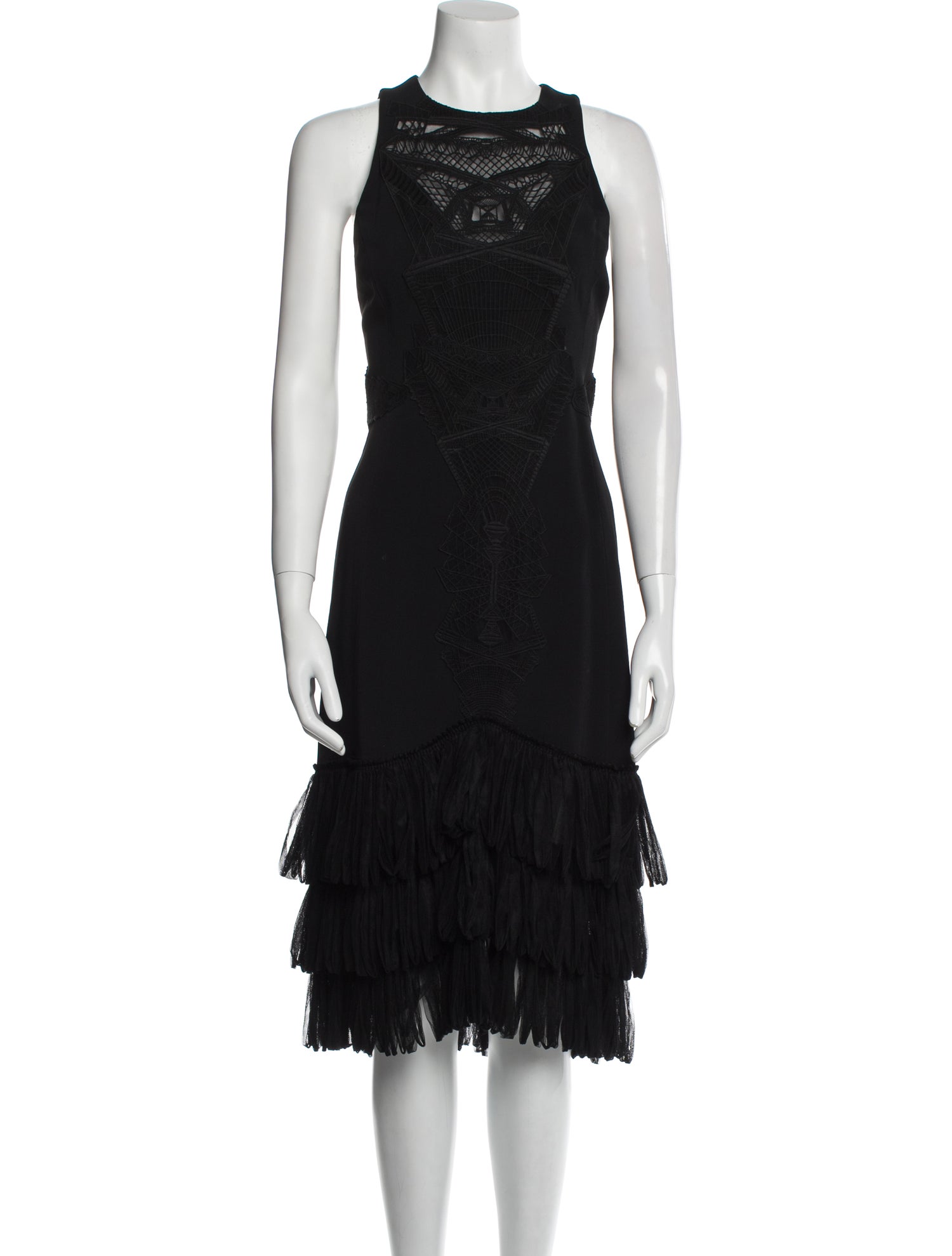 Jonathan Simkhai Crew Neck Midi Length Dress