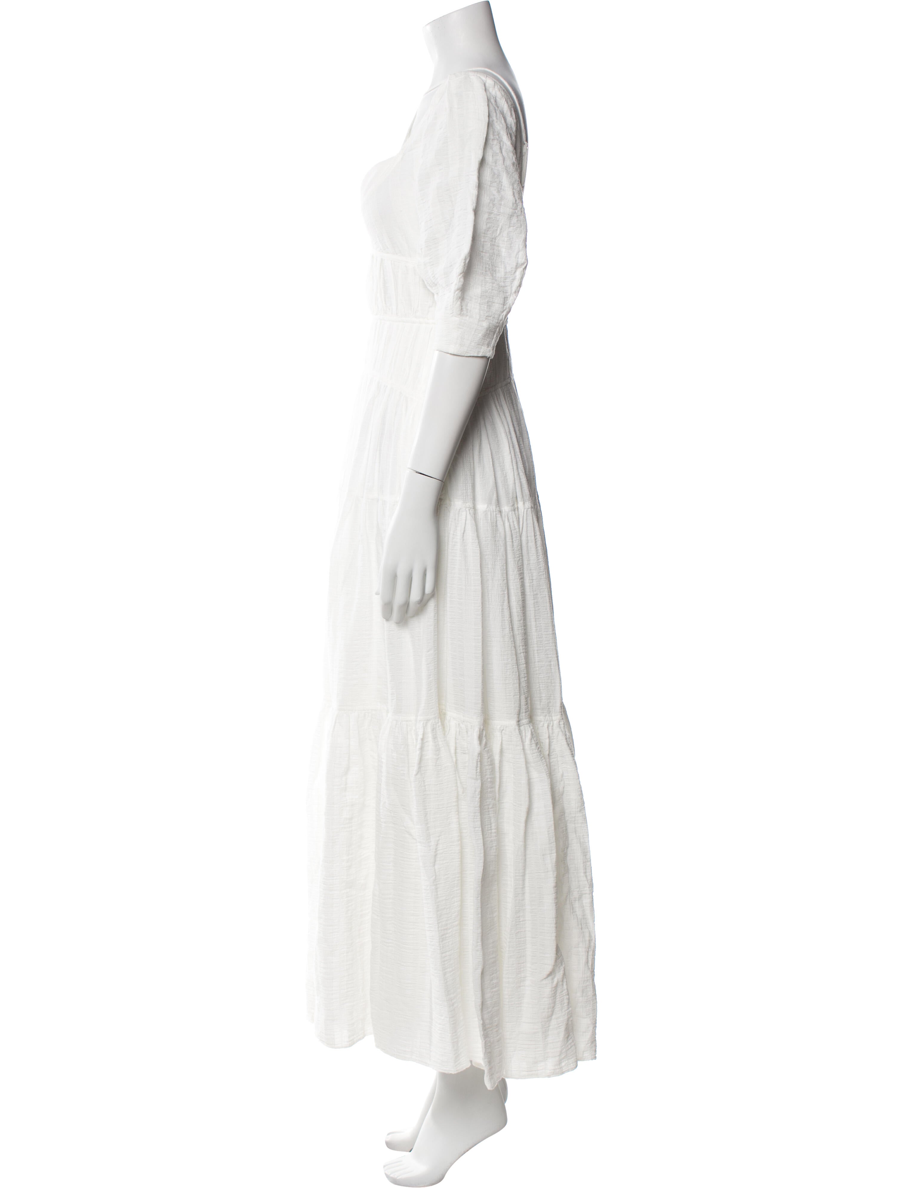 Jonathan Simkhai V-Neck Long Dress