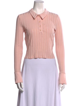 Jonathan Simkhai Long Sleeve Crop Top