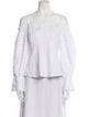 Jonathan Simkhai Off-The-Shoulder Long Sleeve Blouse