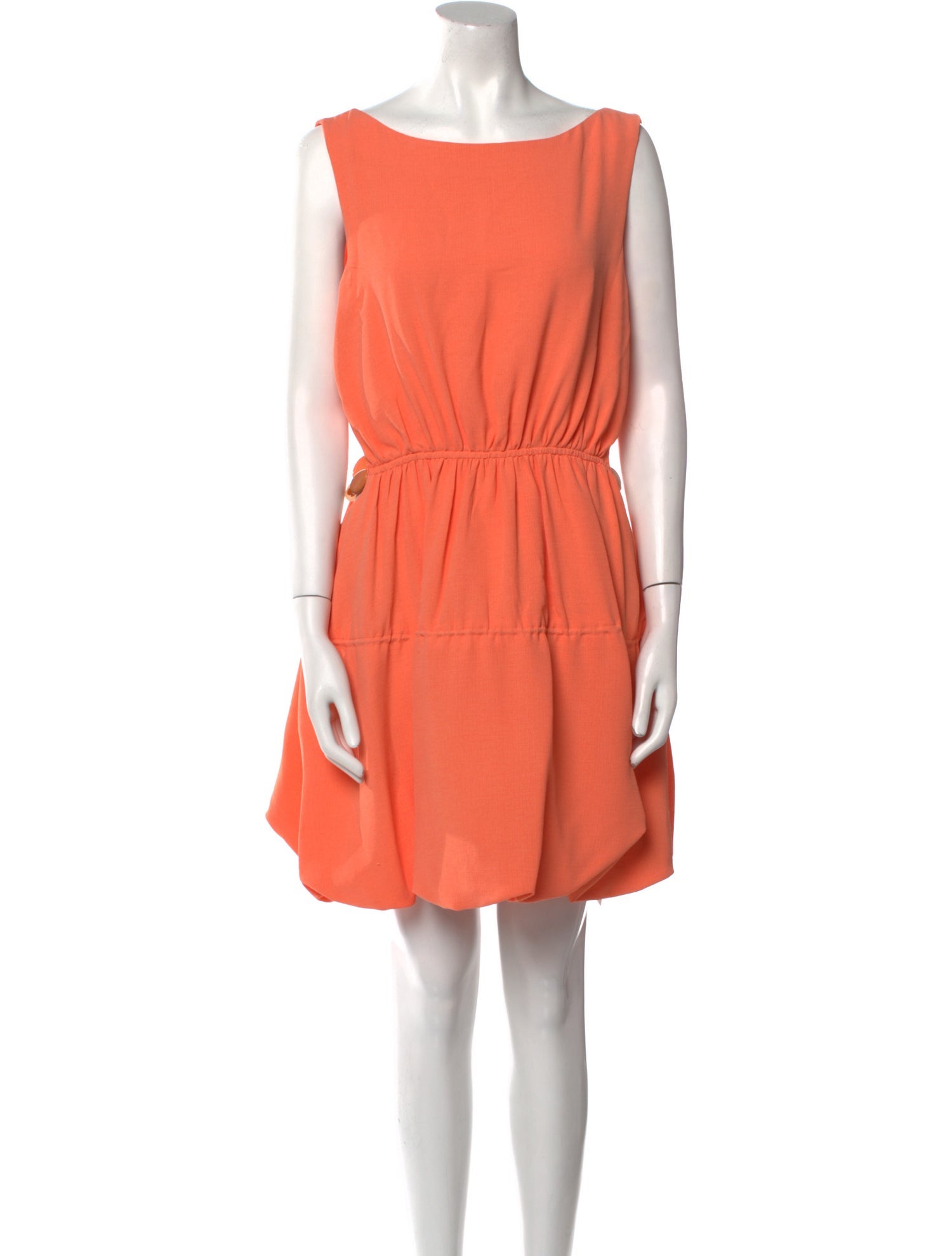 Jonathan Simkhai Bateau Neckline Mini Dress