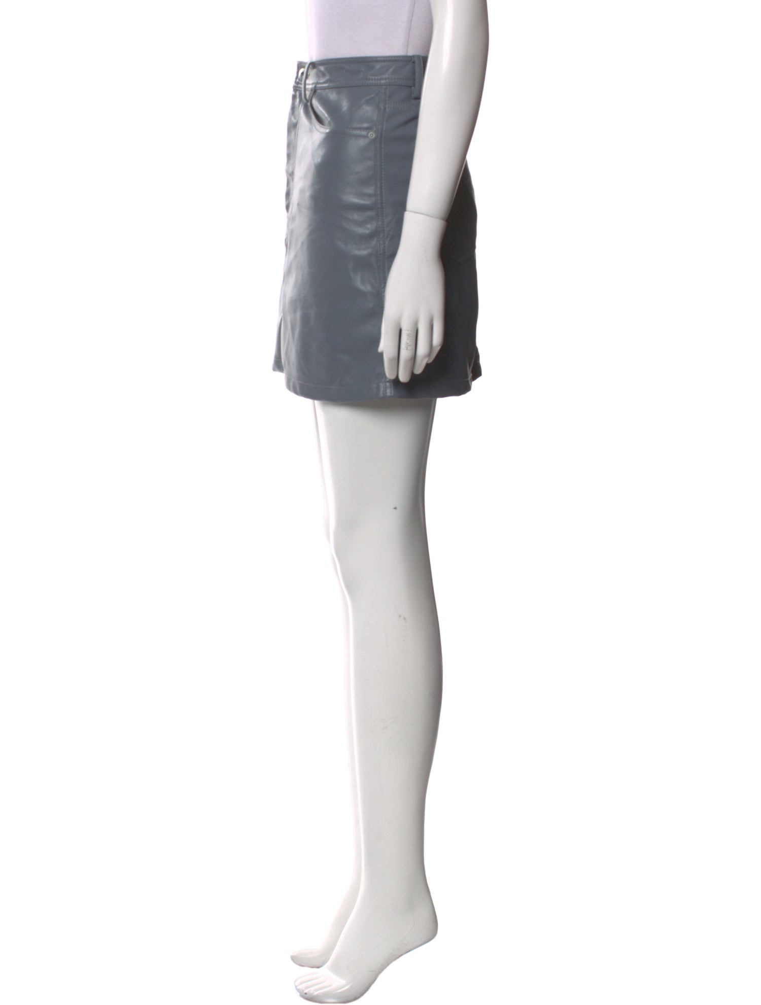 Jonathan Simkhai Faux Leather Mini Skirt