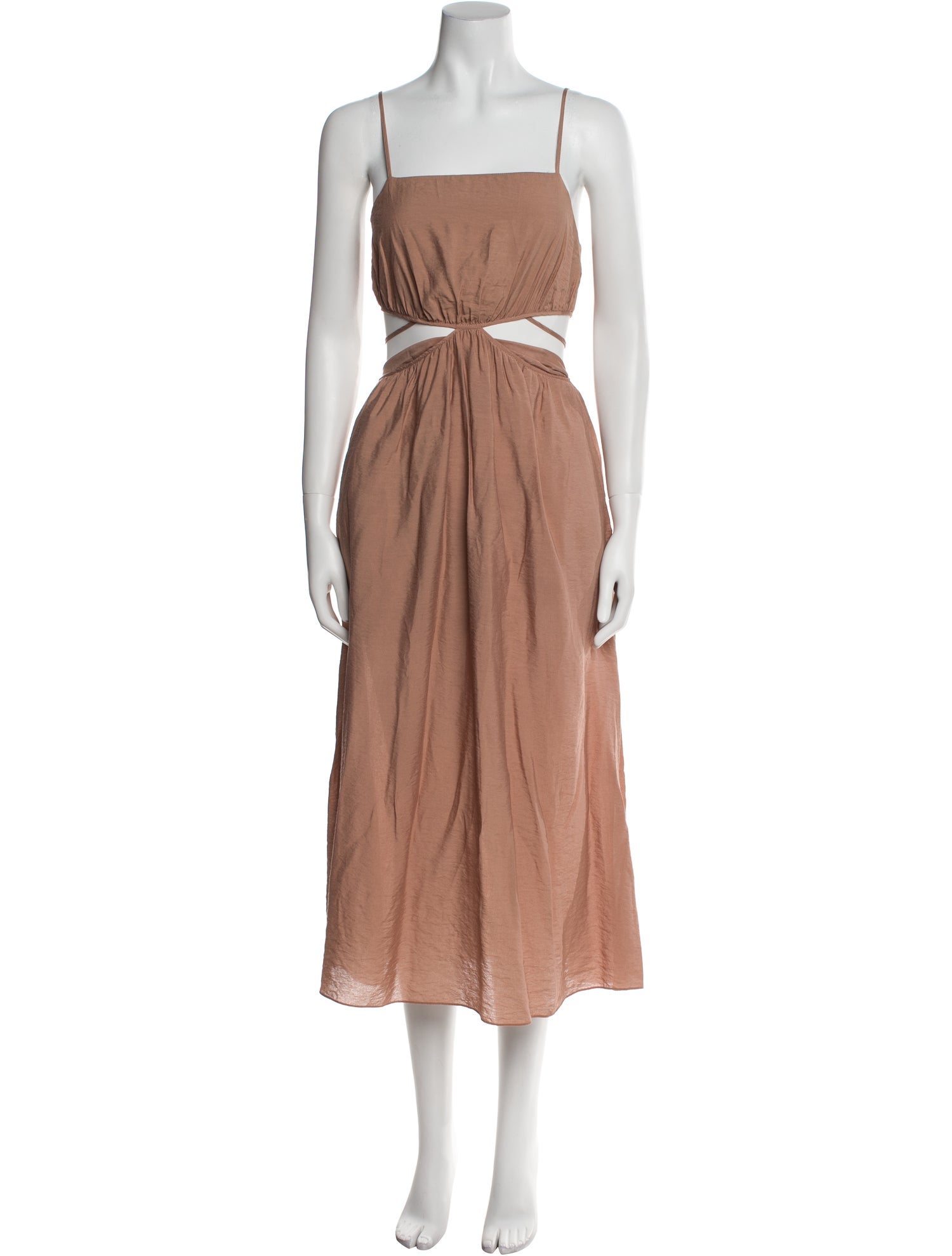 Jonathan Simkhai Square Neckline Long Dress